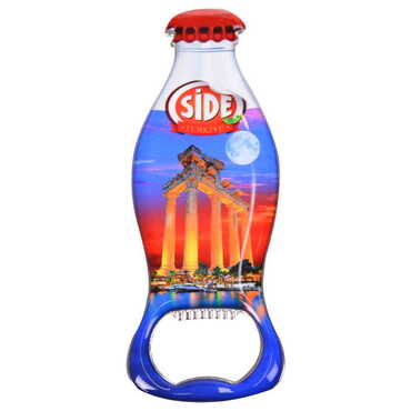 Toptan Side Temalı Myros Kola Şi̇şesi̇ Açacak Magnet T 120*41 Mm - Myros