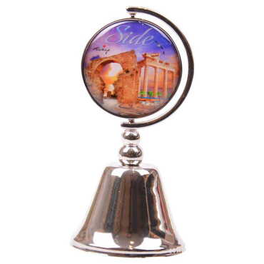 Side Themed Collectible Souvenir Metal Bell 44x90 mm - 8