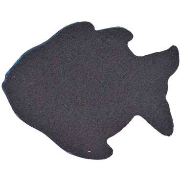 Side Themed Transparent Polyester Fish Shaped Ashtray 112x125 mm - Standart - 3