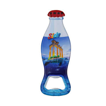 Toptan Side Temalı Myros Şişe Açacak Magnet 42x120 mm - Myros