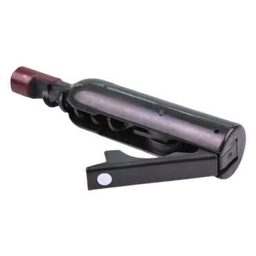 Side Themed Bottle Shaped Metal Wine Bottle Corkscrew Opener-Magnetic 115x25x25 mm - 4