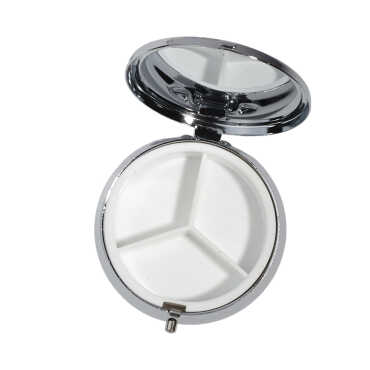 Side Themed Myros Round Pill Box 50x15 mm - 8
