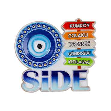 Toptan Side Temalı Polyester Baskılı Magnet - 5