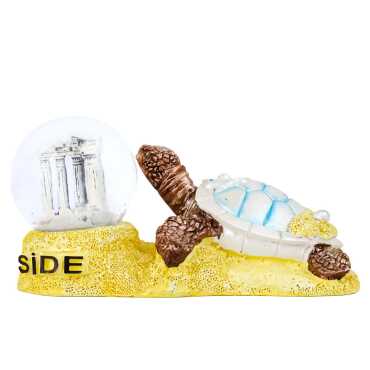 Side Temalı Polyester İncili Caretta Suluküre 45 Mm - Myros