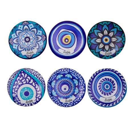 Side Temalı Polyester Taş Magnet - 16