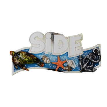 Side Temalı Şeffaf Polyester Tabak Magnet - 6