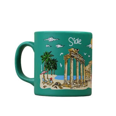 Side Themed Customised Serigraphy Printed Ceramic Mug 82x90 mm - 6