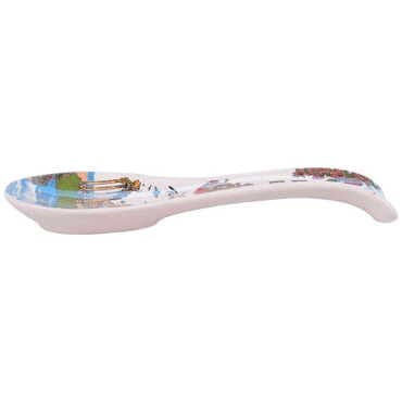 Side Themed Ceramic Serigraphy Printed Spoon Rests - Standart - 3