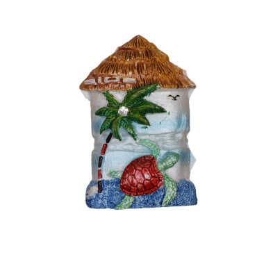Side Themed Stone and Mother of Pearl Polyester Refrigerator Magnet - 22