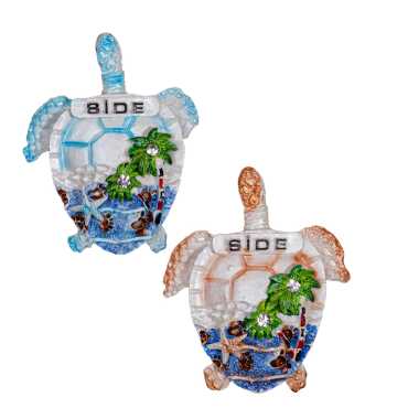 Side Temalı Taşlı ve Sedefli Polyester Magnet - 28