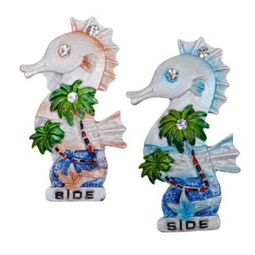 Side Temalı Taşlı ve Sedefli Polyester Magnet - 2