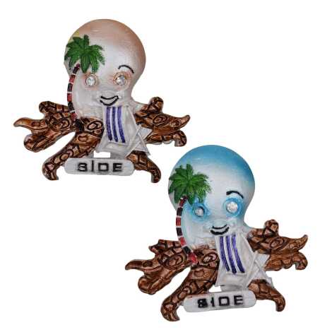 Side Temalı Taşlı ve Sedefli Polyester Magnet - 10