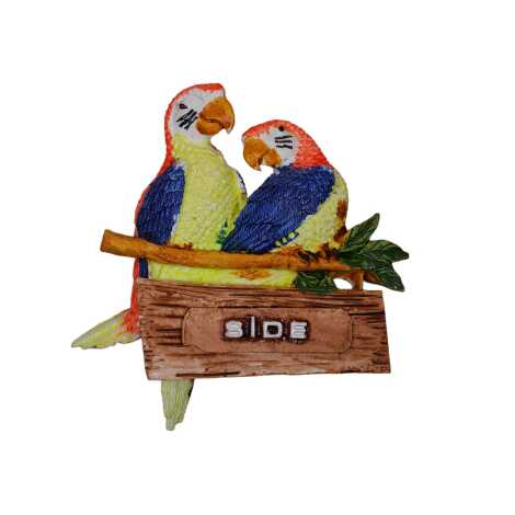 Side Temalı Taşlı ve Sedefli Polyester Magnet - 23
