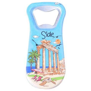 Side Themed Customised Uv Printed Plastic Base Plastic Base Bottle Opener 95x43 mm - 5