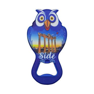 Side Themed UV Printed Owl Bottle Opener