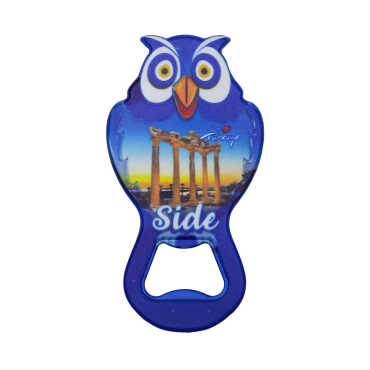 Side Temalı UV Baskılı Baykuş Açacak - 3