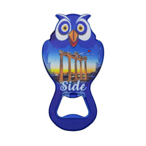 Side Temalı UV Baskılı Baykuş Açacak - 3