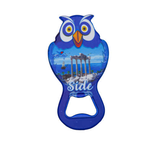 Side Temalı UV Baskılı Baykuş Açacak - 4