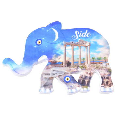 Toptan Side Temalı Myros Uv Fi̇l Şeki̇lli̇ Magnet 86*62 Mm - 4
