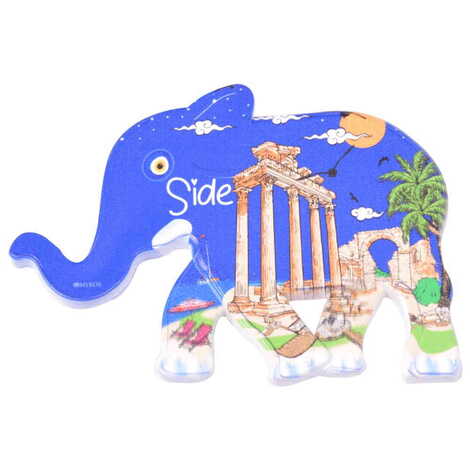 Toptan Side Temalı Myros Uv Fi̇l Şeki̇lli̇ Magnet 86*62 Mm - 8