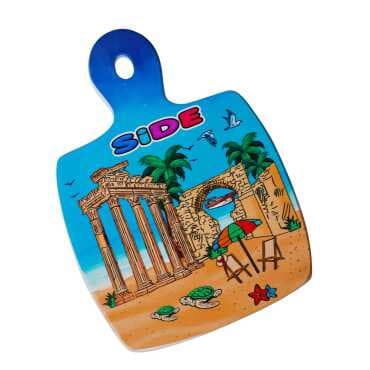 Side Themed UV Printed Square Hanging Trivet - Standart - 2