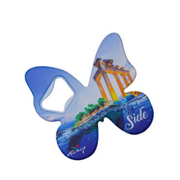 Side Temalı UV Baskılı Kelebek Açacak - 7