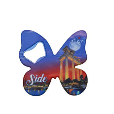 Side Temalı UV Baskılı Kelebek Açacak - 5