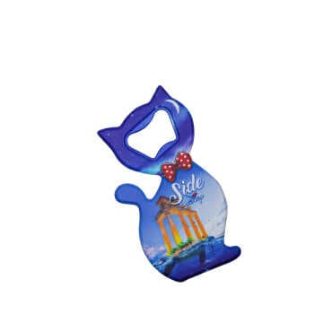 Side Themed UV Cat Bottle Opener - 6