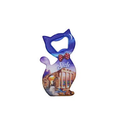 Side Themed UV Cat Bottle Opener - 3