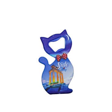 Side Themed UV Cat Bottle Opener - 5
