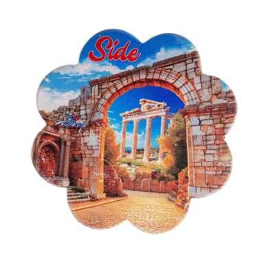 Side Themed UV Daisy Traditional Coaster 88 mm - 8