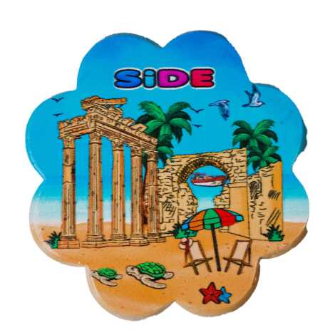Side Temalı Uv Papatya Yöresel Bardakaltı 88 Mm - 3