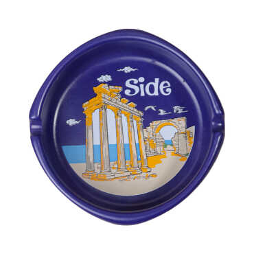 Side Themed Traditional Large Ashtray 100*40 mm - 6
