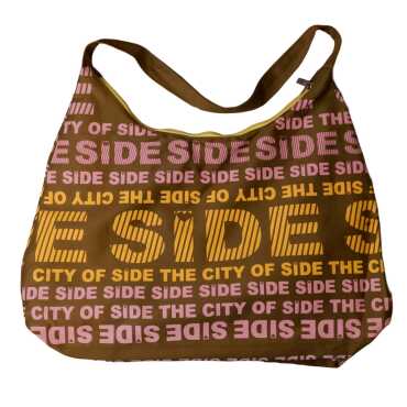 Side Themed Beach Bag with Heart Design - 5