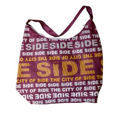 Side Themed Beach Bag with Heart Design - 6