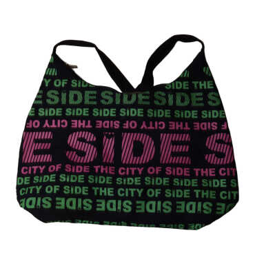 Side Themed Beach Bag with Heart Design - 9