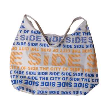 Side Themed Beach Bag with Heart Design - 10