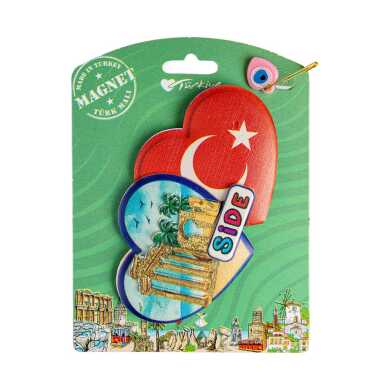 Side Themed Carded UV Polyester Refrigerator Magnet - Myros