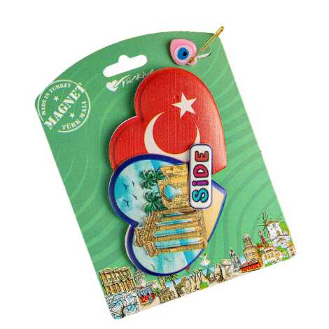 Side Themed Carded UV Polyester Refrigerator Magnet - 2