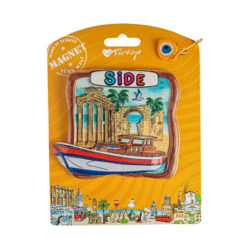 Side Themed Carded UV Polyester Refrigerator Magnet - 6