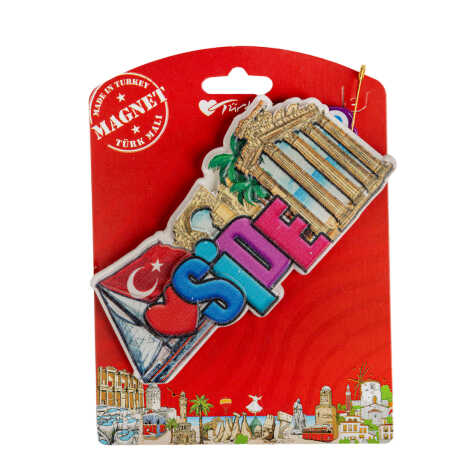 Side Themed Carded UV Polyester Refrigerator Magnet - 7