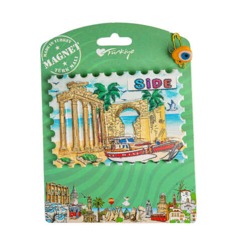 Side Themed Carded UV Polyester Refrigerator Magnet - 8