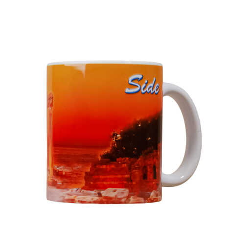 Side Themed Ceramic Custom Printed Mug 80x95 mm - 8