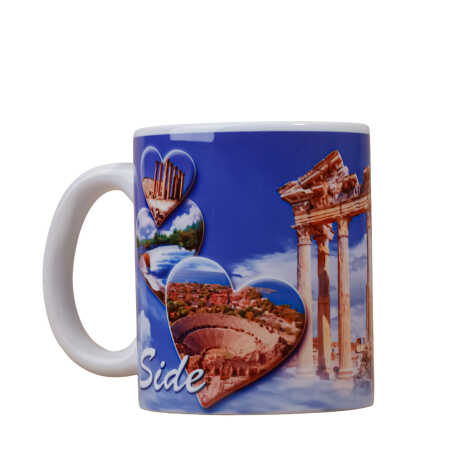 Side Themed Ceramic Custom Printed Mug 80x95 mm - 6
