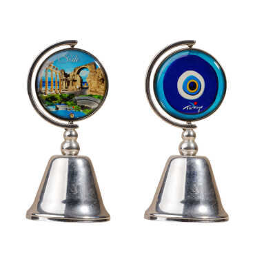 Side Themed Collectible Souvenir Metal Bell 44x90 mm - 1