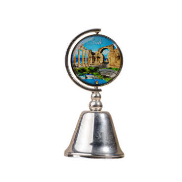 Side Themed Collectible Souvenir Metal Bell 44x90 mm - 7