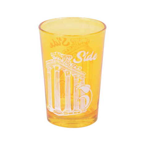 Side Themed Color Printed Glass Of Water