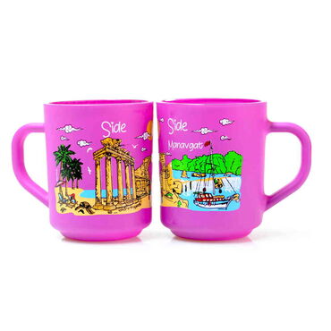 Myros - Side Themed Colored Glass Mug