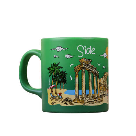 Side Themed Customised Serigraphy Printed Ceramic Mug 82x90 mm - 8