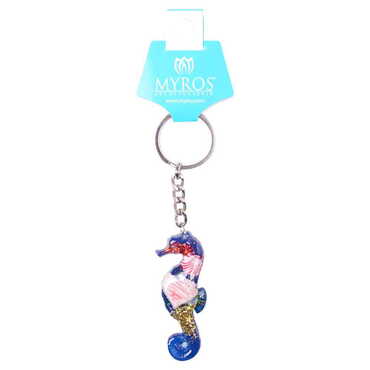 Side Themed Customised Transparent Polyester Keyring - Thumbnail